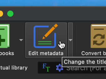 Menüpunkt Edit Metadata