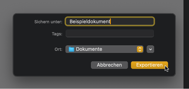 EPUB speichern