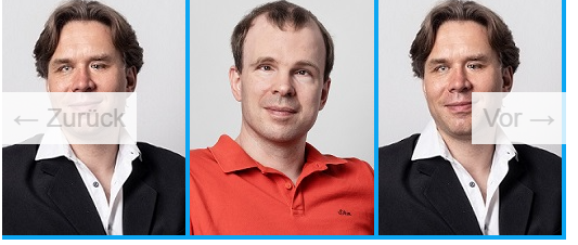 Bilderkarussel schlecht sichtbar