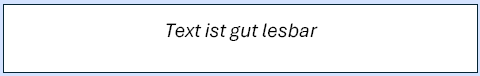 Screenshot einer gut zu lesbaren Grafik